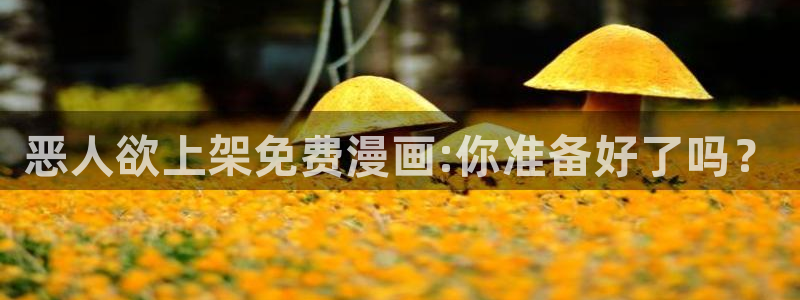 日腐漫画网站：恶人欲上架免费漫画:你准备好了吗？
